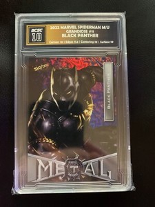 2022 Skybox Marvel Universe Metal Spider-Man #11  BLACK PANTHER GRANDIOSE 10
