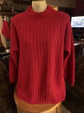 Vintage Dana Scott Christmas Sweater Tunic Length Size Lg