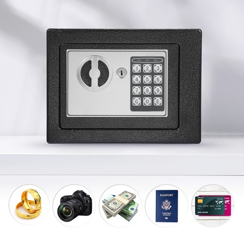 Bisofice Home Safes Fireproof Waterproof Box with Keypad and 2pcs Spare P0Y0 - Picture 4 of 12