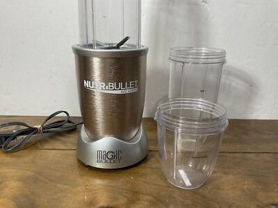 NUTRIBULLET NB-201 900 Series Magic Bullet Blender w/ 3 Cups and 1