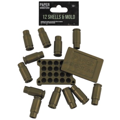 Max Fuchs - PAPER SHOOTERS - Hülsen - 12 Stück NEU
