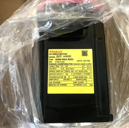 Servomotor FANUC A06B-0063-B203 1 PIEZA nuevo A06B0063B203 envío gastado  - Imagen 1 de 3