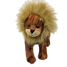 Stuffins Vintage Animal Lion Tie Dye Brown 1994 Very good Standing Up 11"