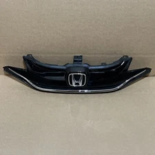 NEW for 2015-2017 HONDA FIT Front Bumper Upper Grille Assembly & EMBLEM