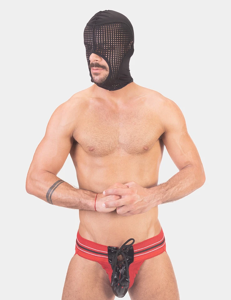 barcode Berlin Maske Mesh Suck Hood ANGEL 91856/100 gay sexy BLITZVERSAND - Bild 2 von 4