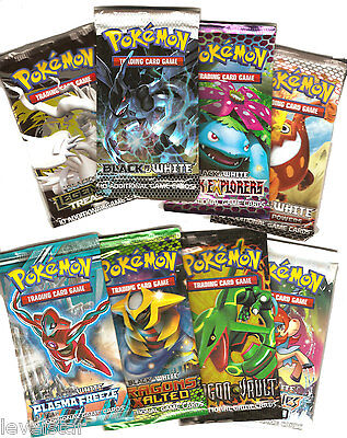 Pokemon Booster Packs Black & White and X&Y Trading Card Game New Sealed Cards