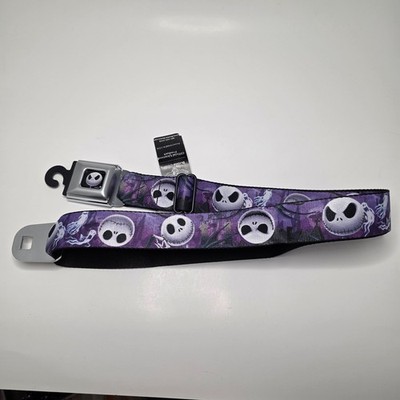 Buckle Down Nightmare Before Christmas Jack Heads Seatbelt Belt - 24-38 Inches