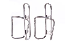 USED King Cage Titanium Water Bottle Cage set (2)