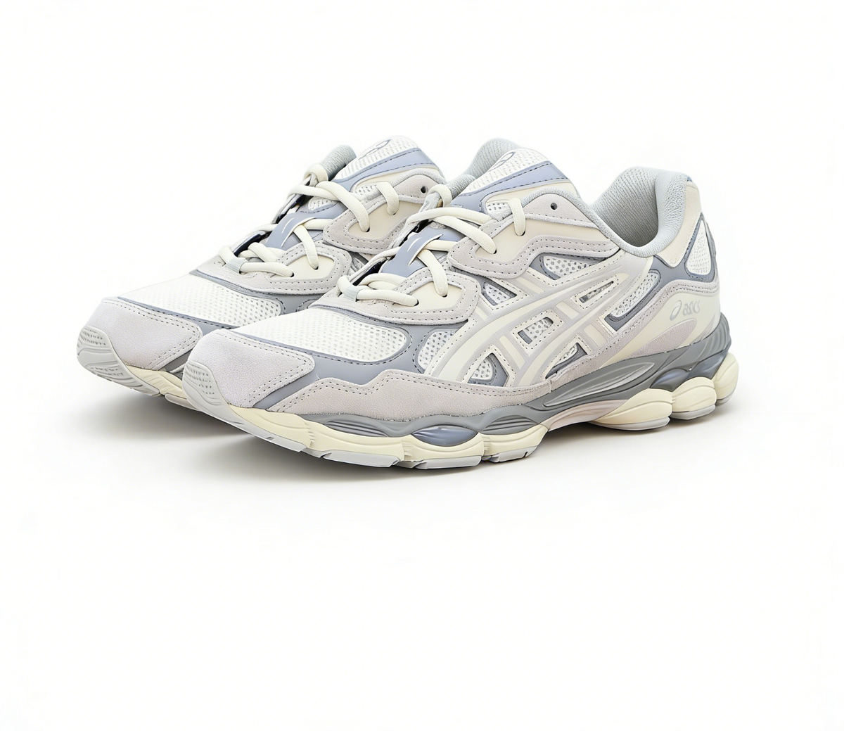 1201A789-103 Asics GEL-NYC Grey Cream Charcoal Grey Ivory Beige