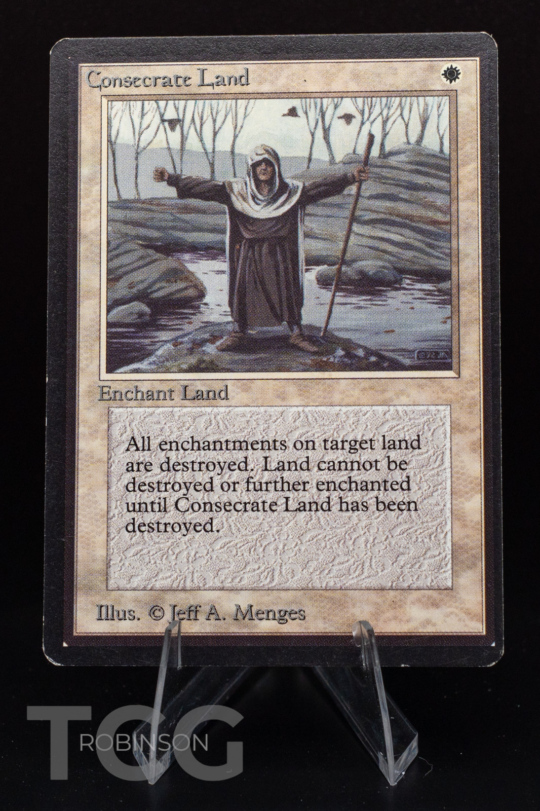 Consecrate Land - Limited Edition Beta Regular - Magic the Gathering