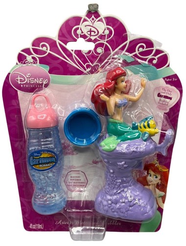 Disney Princess Ariels Motorized Bubbler w/ Gazillion Bubble Solution & Dip Dish