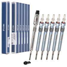 6x MEYLE Glühkerze + Drucksensor für AUDI A4 B8 A5 A6 C7 A7 A8 Q5 8RB Q7 3.0 TDI