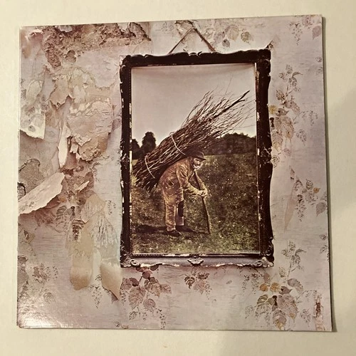 LED Zeppelin Untitled IV Vinyl LP Record (1971) SD7208 VG+ Gatefold Cover
