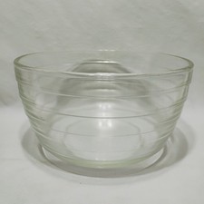 Vintage Pyrex for Westinghouse Clear Glass Beehive Mixing Bowl 9" Wide