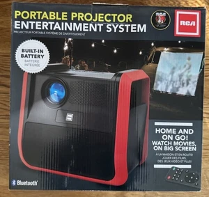 RCA RPJ065 Projecteur portable Home Theater Entertainment System - BLACK/RED NEW!