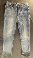 Cat Jack Girls Skinny Jeans Size 10 Light Wash Stretch Denim