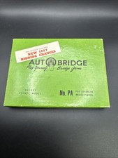 1957 Auto Bridge-Deluxe Pocket Model Play Yourself Bridge Game For Advanced