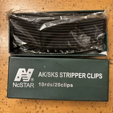 20 Pieces NcStar 7.62x39  AK / SKS Stripper Clips, New In Box