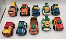 Tonka HASBRO Playskool LIL CHUCK FRIENDS Trucks Dumptruck Die Cast 8 LOT