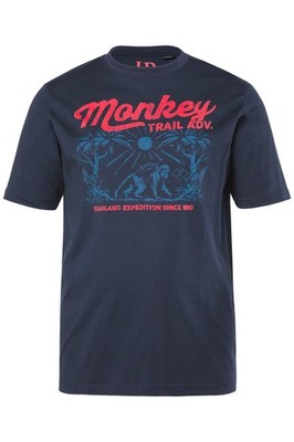 JP 1880 Herren große Größen T Shirt Halbarm Print 846061