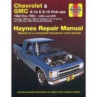 Chevrolet S-10 Pick-Up Blazer Oldsmobile Bravada 82-94 Workshop Manual Haynes