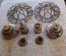 Vintage Wire Basket Wheel Cover Hubcap Hot Rat Rod Ford Mercury Chevy Mg Mopar