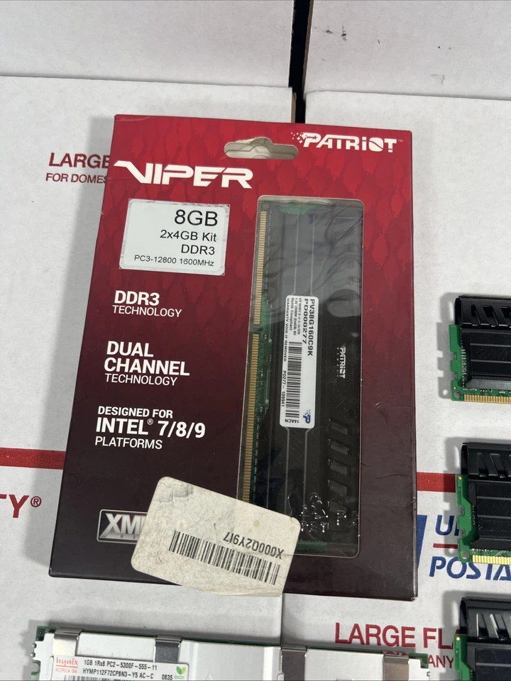 Desktop Computer RAM Memory Lot - 17 Assorted - DDR3 / DDR2 -*AS IS - READ FULLY - Image 2 of 4