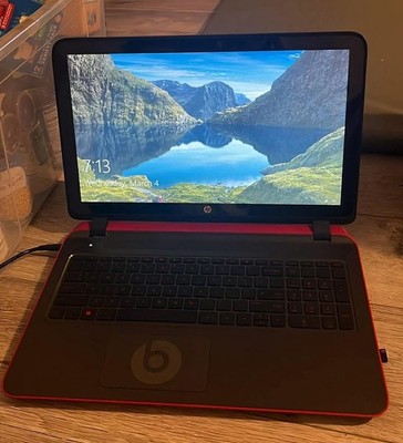 HP Pavilion Beats Special Edition 15.6'' Touchscreen Laptop Windows 10 Black/Red