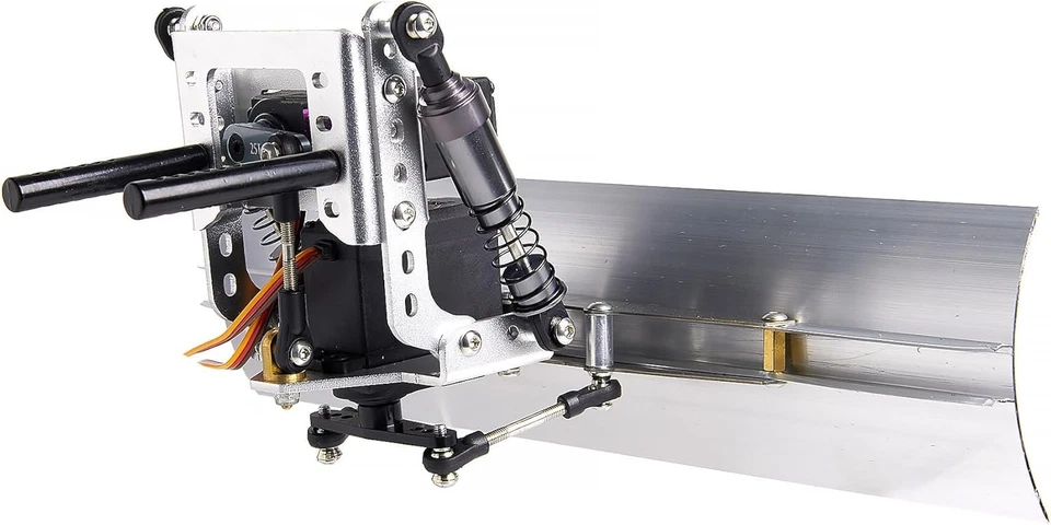 Aluminum Snow Plow with Servo for 1/10 Scale RC Crawler TRX4 SCX10 II - Image 4 of 4