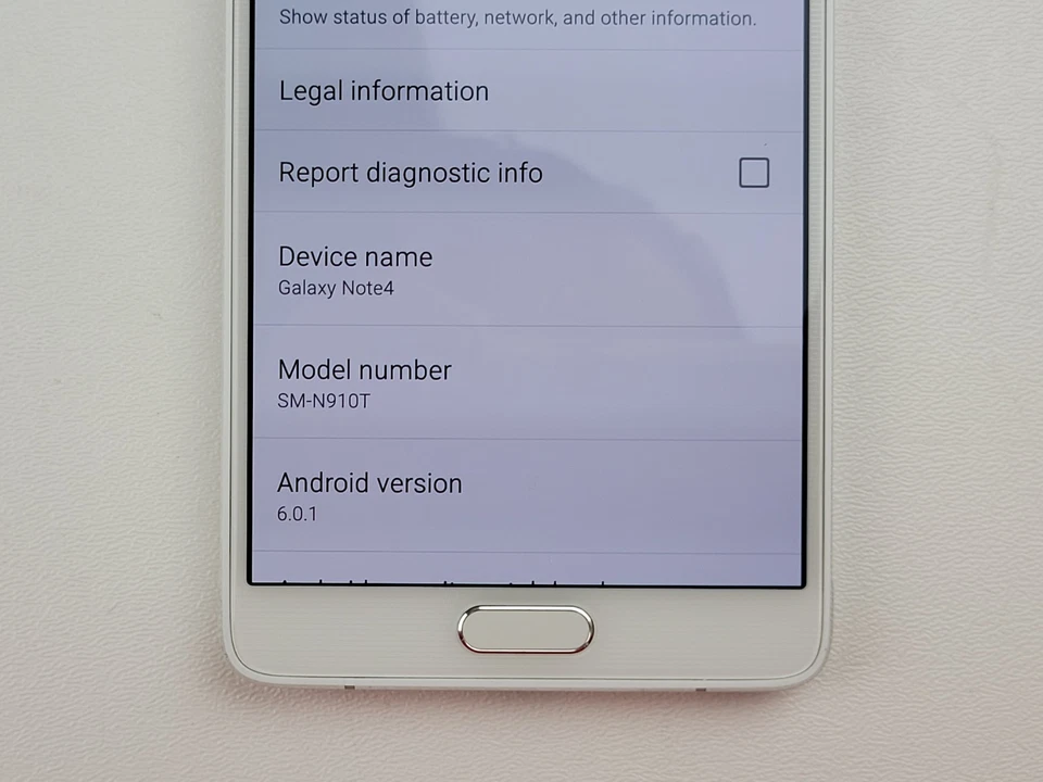 Smartphone Samsung Galaxy Note 4 (SM-N910T) 32GB (T-Mobile) - IMEI limpio - H4136 Foto 3 de 4