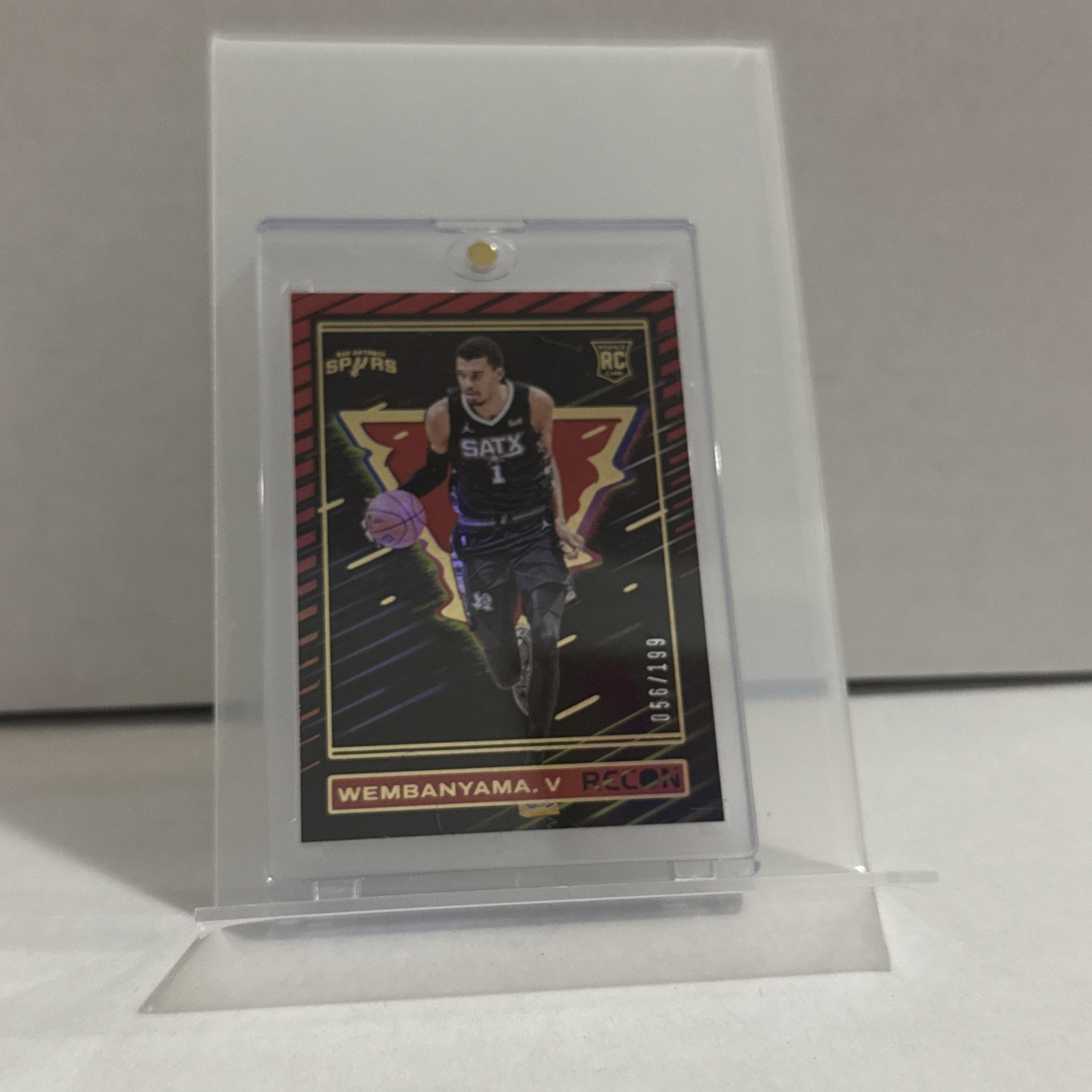 2023-24 Panini Recon - Rookies Victor Wembanyama #225 Holo Red /199 (RC)