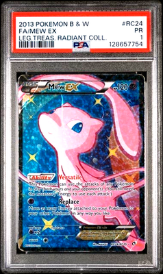 ミュウEX SR（RC24/RC25） ULTRA RARE Mew EX RC24/RC25 Pokemon Radiant Collection Legendary
