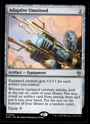 1x Adaptive Omnitool - Commander: Aetherdrift - NM - MTG