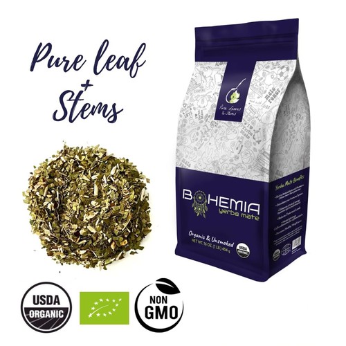 Full SET Yerba Mate Carob Cup Gourd + Handmade Straw + 1lb Organic Yerba Mate