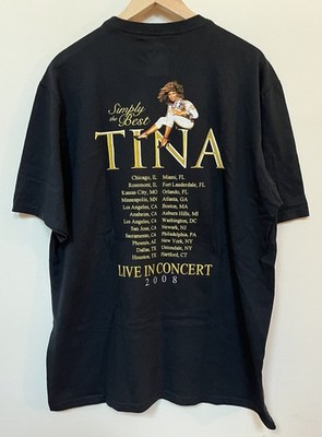 Tina Turner Shirt Large 2008 Simply the Best Live In Concert Tour