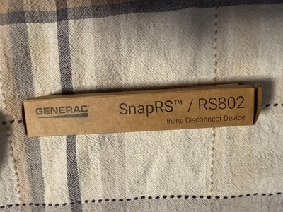 Generac SnapRS Inline Disconnect Device RS802