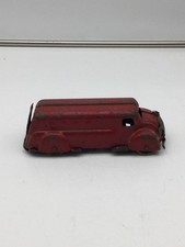 Red Pressed Steel Toy Truck 1930s Art Deco Delivery Van Wyandotte Marx Bank