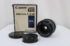Canon FD 28mm f/2.8 S.C. FD Mount Wide Angle Manual Focus Tested