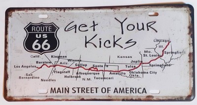 AUTOSCHILD - ROUTE 66 - GET YOUR KICKS - NEU DEKO USA