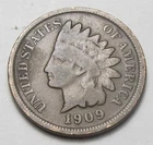 1909 INDIAN HEAD CENT, NICE TOUGHER COIN!!!!(A7)