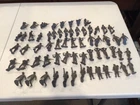 1960s Marx Dark Grey German Battleground lot of 64 soldiers complete set