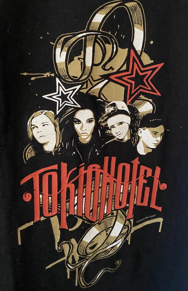 Tokio Hotel 2008 Tour T-Shirt "1000 Hotels Tour Europe" - I Was There - Größe S - Bild 2 von 4