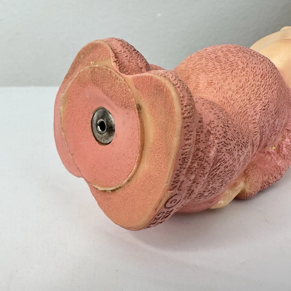 Antigo 56 Dreamland Creations Borracha Rosa Menina Kitsch Bunda Nua Squeak Brinquedo Funciona - Imagem 4 de 4