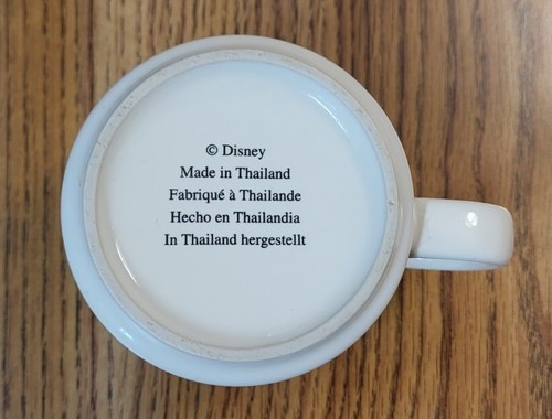Vintage 90' Disney Winnie The Pooh rosa & weiß Kaffee Tee Becher Tasse Thailand hergestellt - Bild 6 von 7