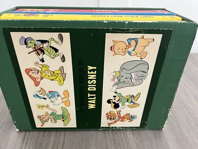 Vintage The Wonderful World of Walt Disney 1965 Vintage Book Set
