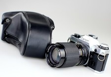 Canon AE-1 Program 35mm Film Camera + 35-135mm Zoom Lens Kit and Case