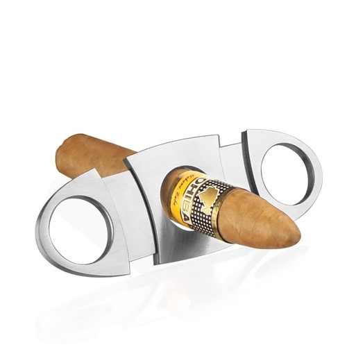 Cigar Cutter and Lighter Set Windproof Four Jet Flame Torch Lighter Butane Refil - Picture 2 of 6