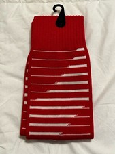 Adidas Team Speed II Soccer Socks Small Red Over The Calf Fits Shoe Sz 13C - 4Y