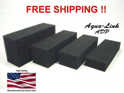 AQUA-LINK ADP Filter Foam Blocks / Pads Sponge AQUARIUM SAFE (NO CHEMICAL TREATMENTS)