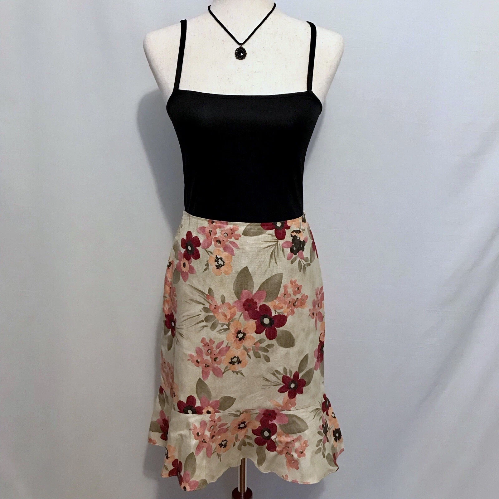 Ann Taylor Loft Mini Ruffle Skirt Women 4